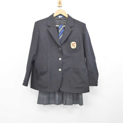 【中古】東京都 朋優学院高等学校 女子制服 3点 (ブレザー・スカート) sf041278