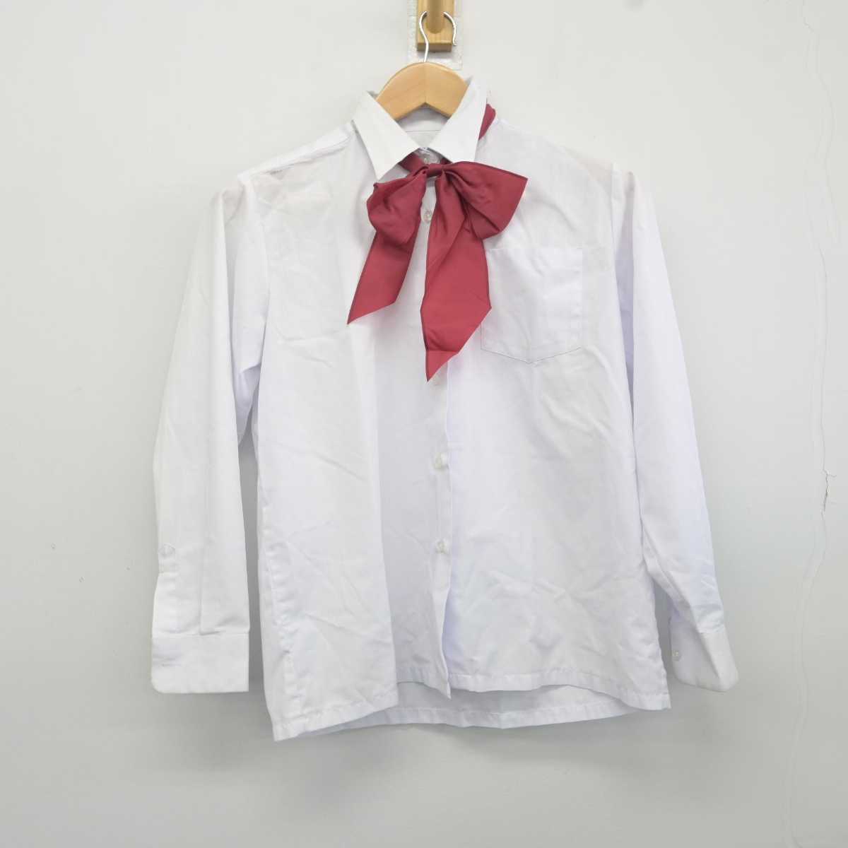 【中古】高知県 高知大学教育学部附属中学校 女子制服 3点 (シャツ・ジャンパースカート) sf041286