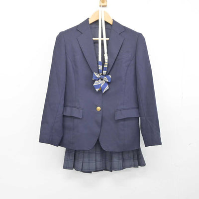 【中古】滋賀県 長浜農業高等学校 女子制服 4点 (ブレザー・スカート) sf041287