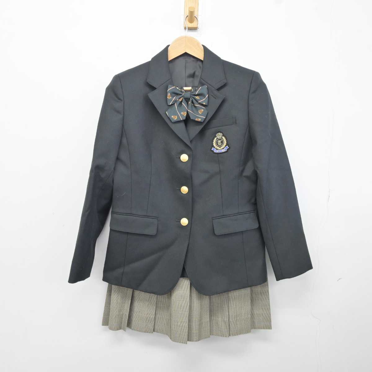 【中古】東京都 東洋高等学校 女子制服 4点 (ブレザー・スカート) sf041290