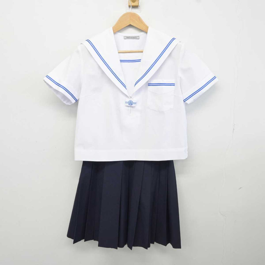 中古】大阪府 交野市立第二中学校 女子制服 2点 (セーラー服・スカート) sf041310 | 中古制服通販パレイド