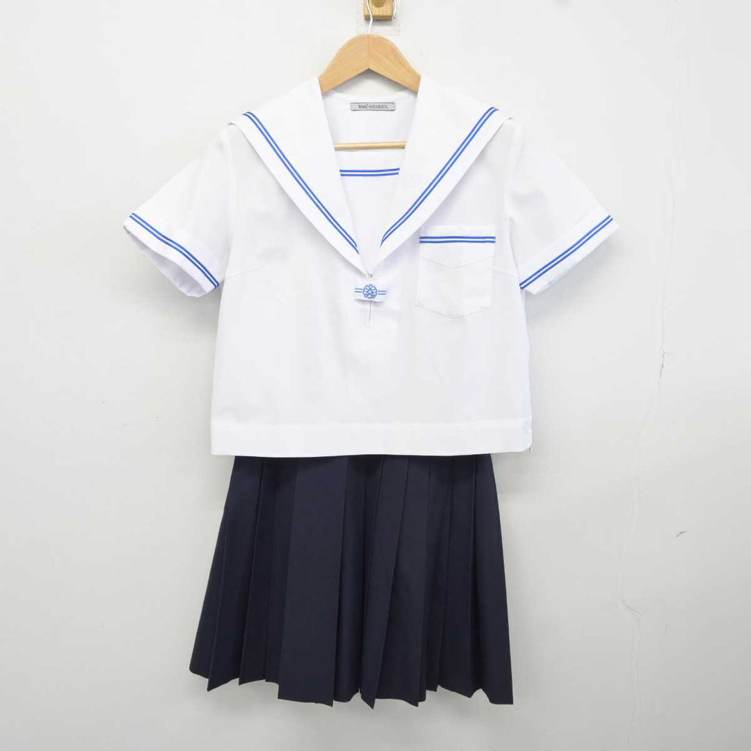 【中古】大阪府 交野市立第二中学校 女子制服 2点 (セーラー服・スカート) sf041310 | 中古制服通販パレイド