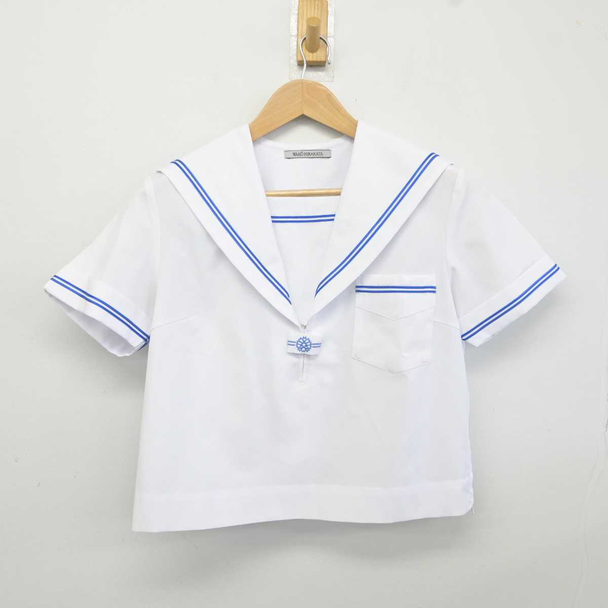 【中古】大阪府 交野市立第二中学校 女子制服 2点 (セーラー服・スカート) sf041310