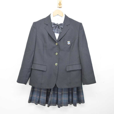 【中古】大阪府 枚方市立なぎさ高等学校 女子制服 4点 (ブレザー・シャツ・スカート) sf041311