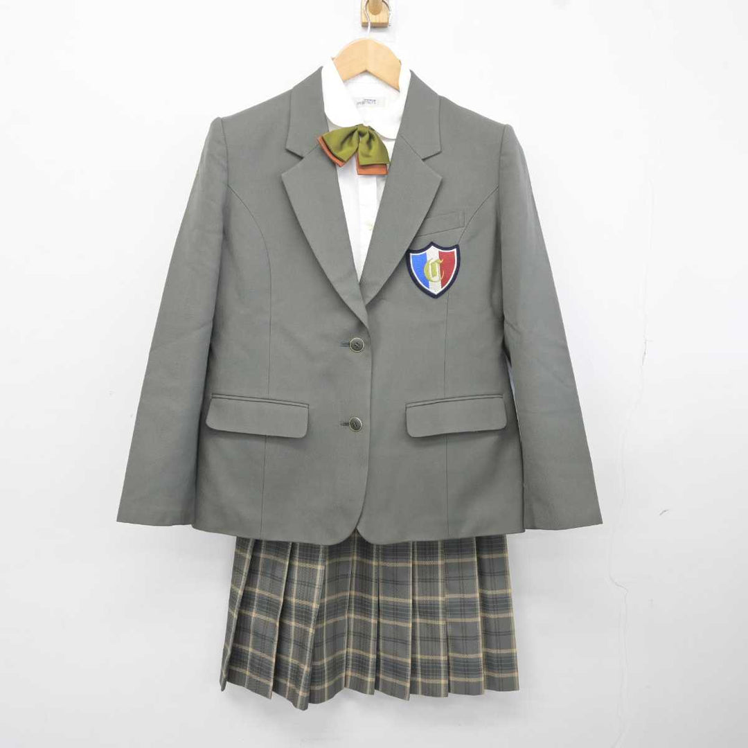 中古】長野県 佐久長聖高等学校 女子制服 4点 (ブレザー・シャツ