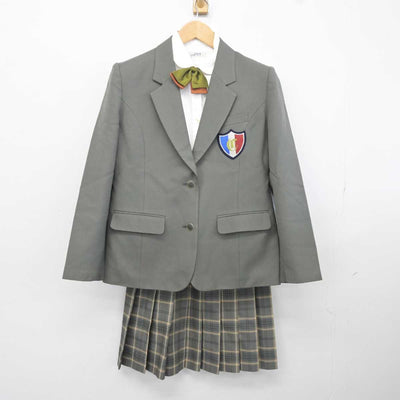 【中古】長野県 佐久長聖高等学校 女子制服 4点 (ブレザー・シャツ・スカート) sf041316