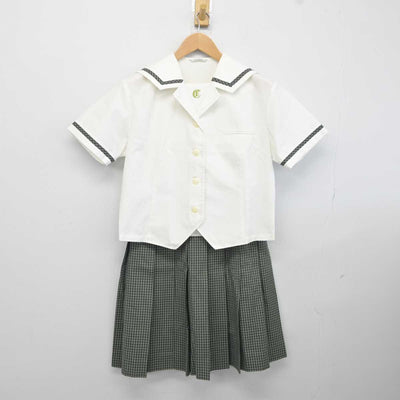 【中古】長野県 佐久長聖高等学校 女子制服 2点 (セーラー服・スカート) sf041317