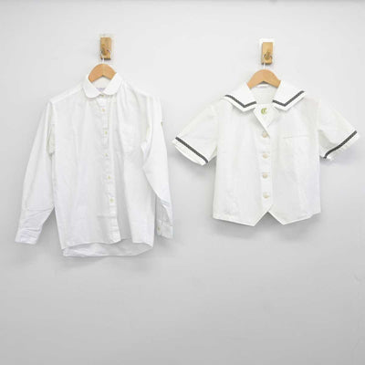 【中古】長野県 佐久長聖高等学校 女子制服 2点 (セーラー服・シャツ) sf041324