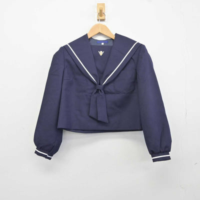 【中古】佐賀県 小城中学校 女子制服 2点 (セーラー服・ジャンパースカート) sf041331