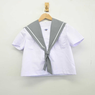 【中古】佐賀県 小城中学校 女子制服 2点 (セーラー服・スカート) sf041332