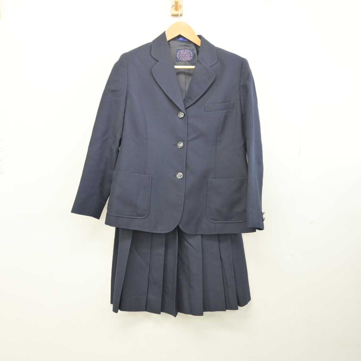 【中古】奈良県 畝傍高等学校 女子制服 4点 (ブレザー・ベスト・スカート) sf041342