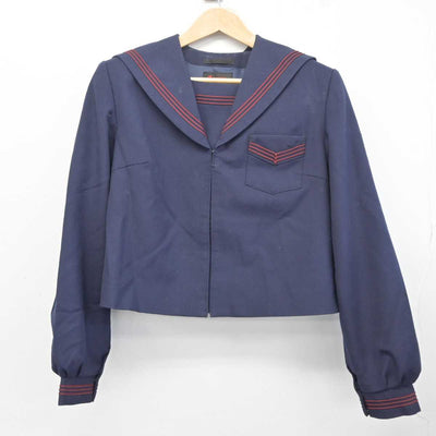 【中古】鹿児島県 帖佐中学校 女子制服 2点 (セーラー服・ジャンパースカート) sf041353