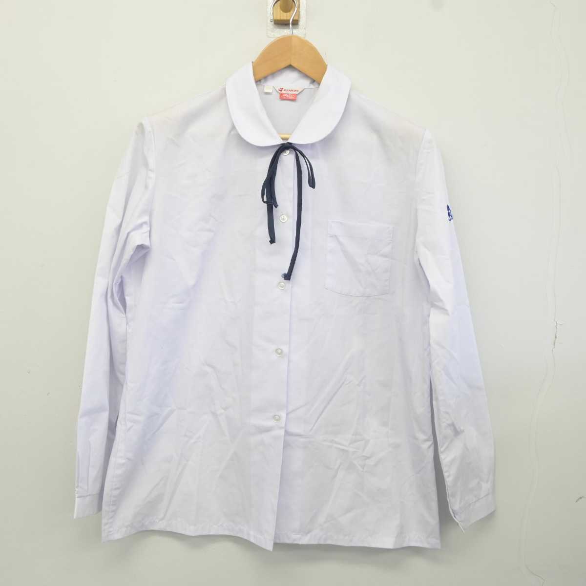 【中古】鹿児島県 帖佐中学校 女子制服 4点 (シャツ・スカート) sf041354