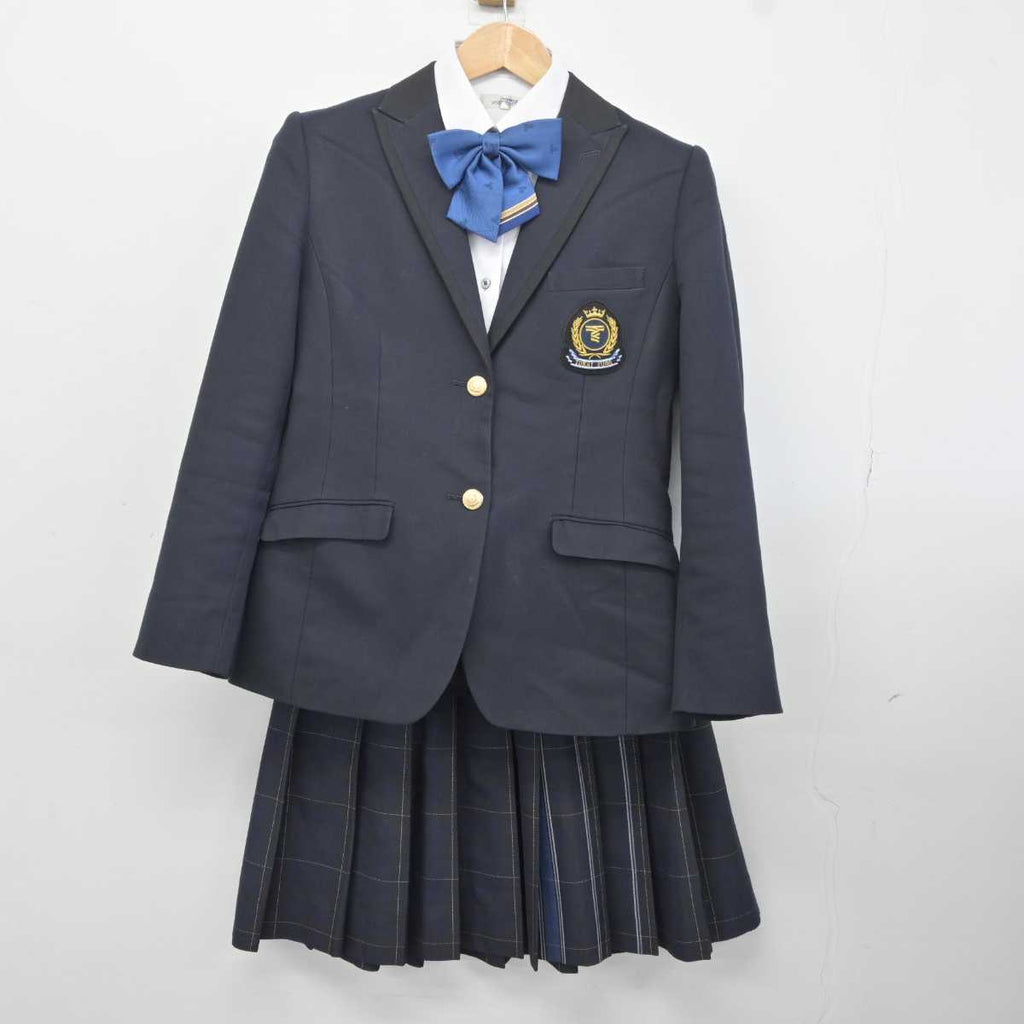 【中古】長野県 東海大学付属諏訪高等学校 女子制服 4点 (ブレザー・シャツ・スカート) sf041357