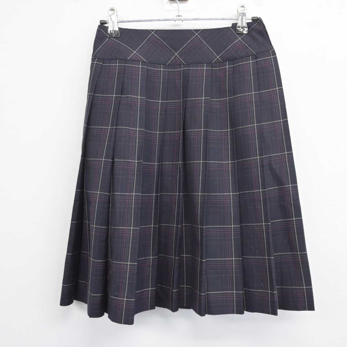 【中古】愛知県 桜花学園高等学校 女子制服 3点 (セーラー服・スカート) sf041361