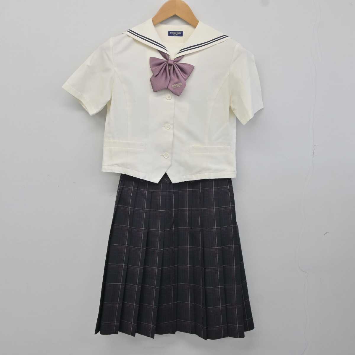 【中古】愛知県 桜花学園高等学校 女子制服 5点 (セーラー服・スカート) sf041362