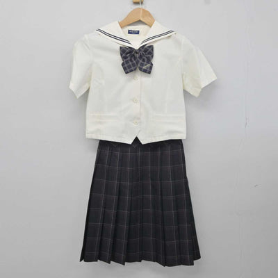 【中古】愛知県 桜花学園高等学校 女子制服 5点 (セーラー服・スカート) sf041362