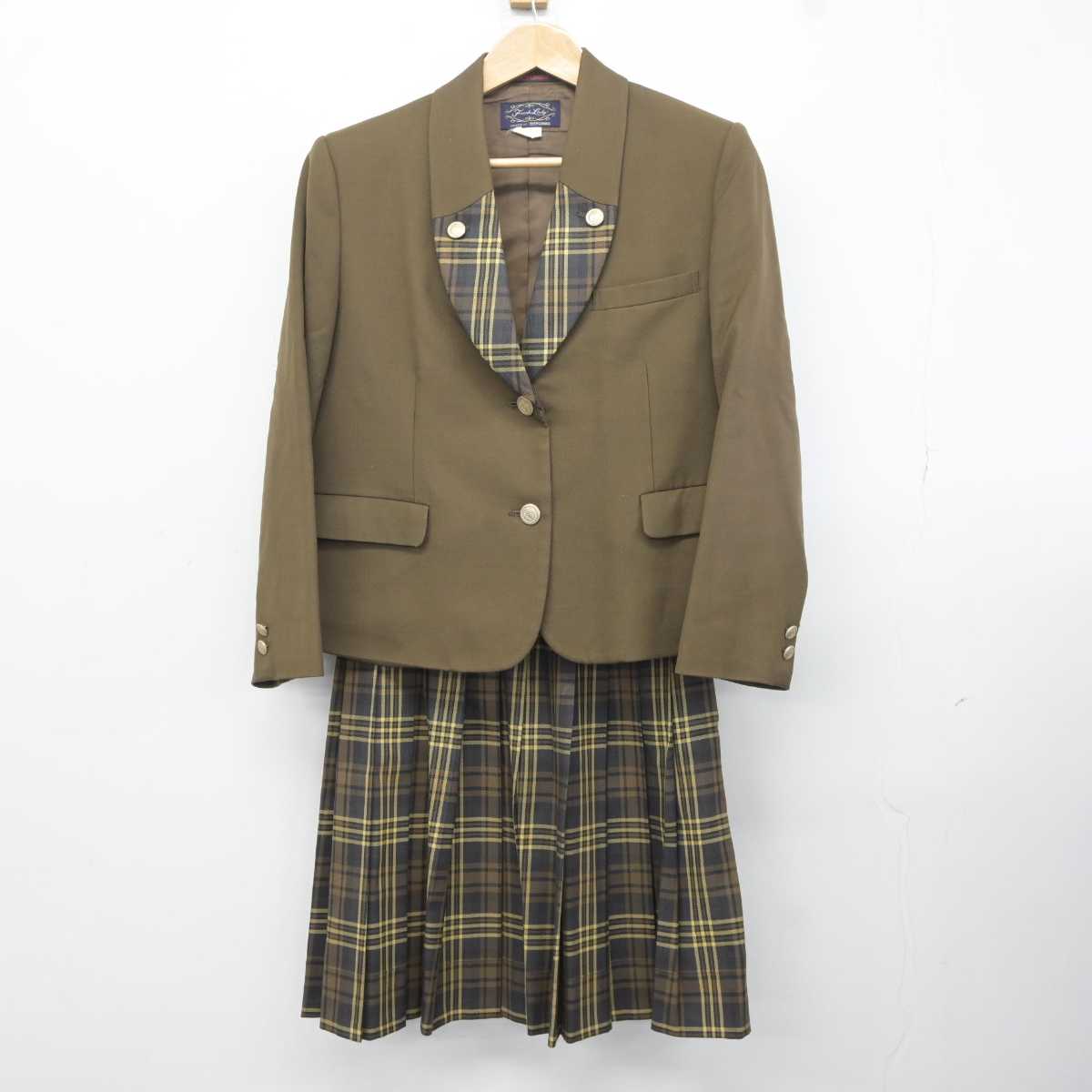 【中古】大阪府 住吉商業高等学校 女子制服 4点 (ブレザー・スカート) sf041363