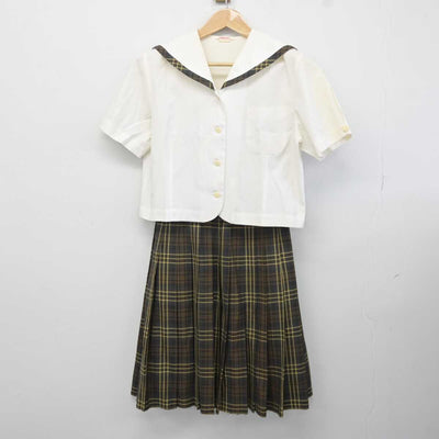 【中古】大阪府 住吉商業高等学校 女子制服 3点 (セーラー服・スカート) sf041364