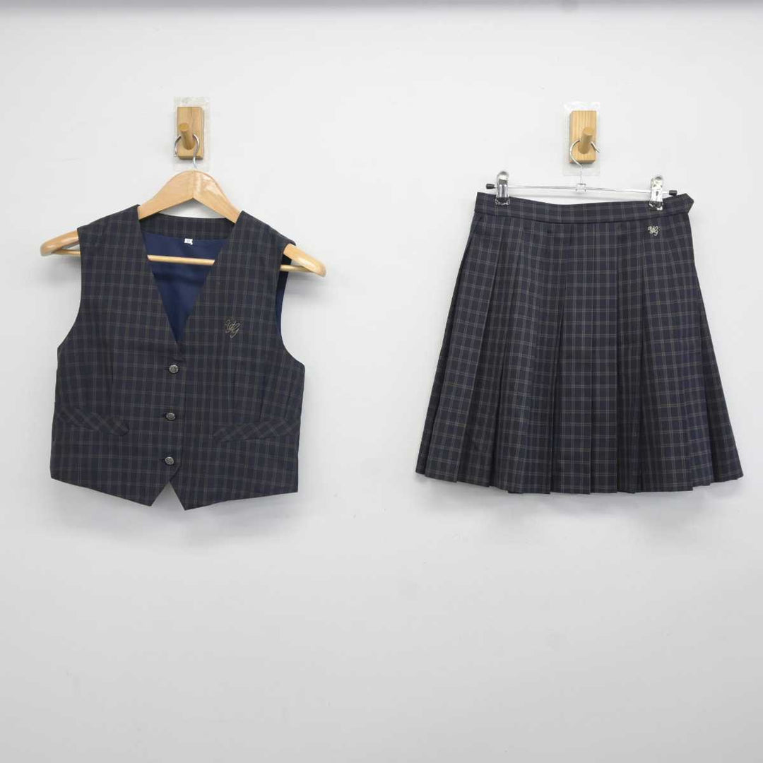 【中古】愛知県 山本学園情報文化専門学校 女子制服 4点 (ブレザー・ベスト・スカート) sf041365 | 中古制服通販パレイド