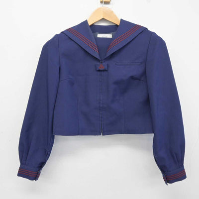 【中古】千葉県 八街中学校 女子制服 2点 (セーラー服・スカート) sf041376