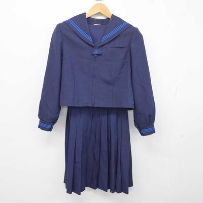 【中古】千葉県 八街北中学校 女子制服 2点 (セーラー服・スカート) sf041377