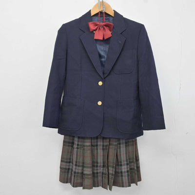 【中古】千葉県 千城台高等学校 女子制服 3点 (ブレザー・スカート) sf041378