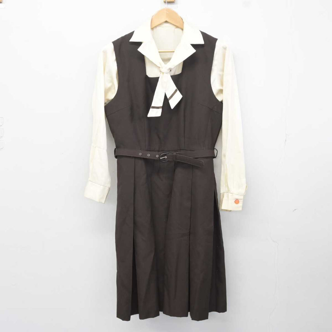 【中古】三重県 四日市商業高等学校 女子制服 4点 (ブレザー・シャツ・ジャンパースカート) sf041381 | 中古制服通販パレイド