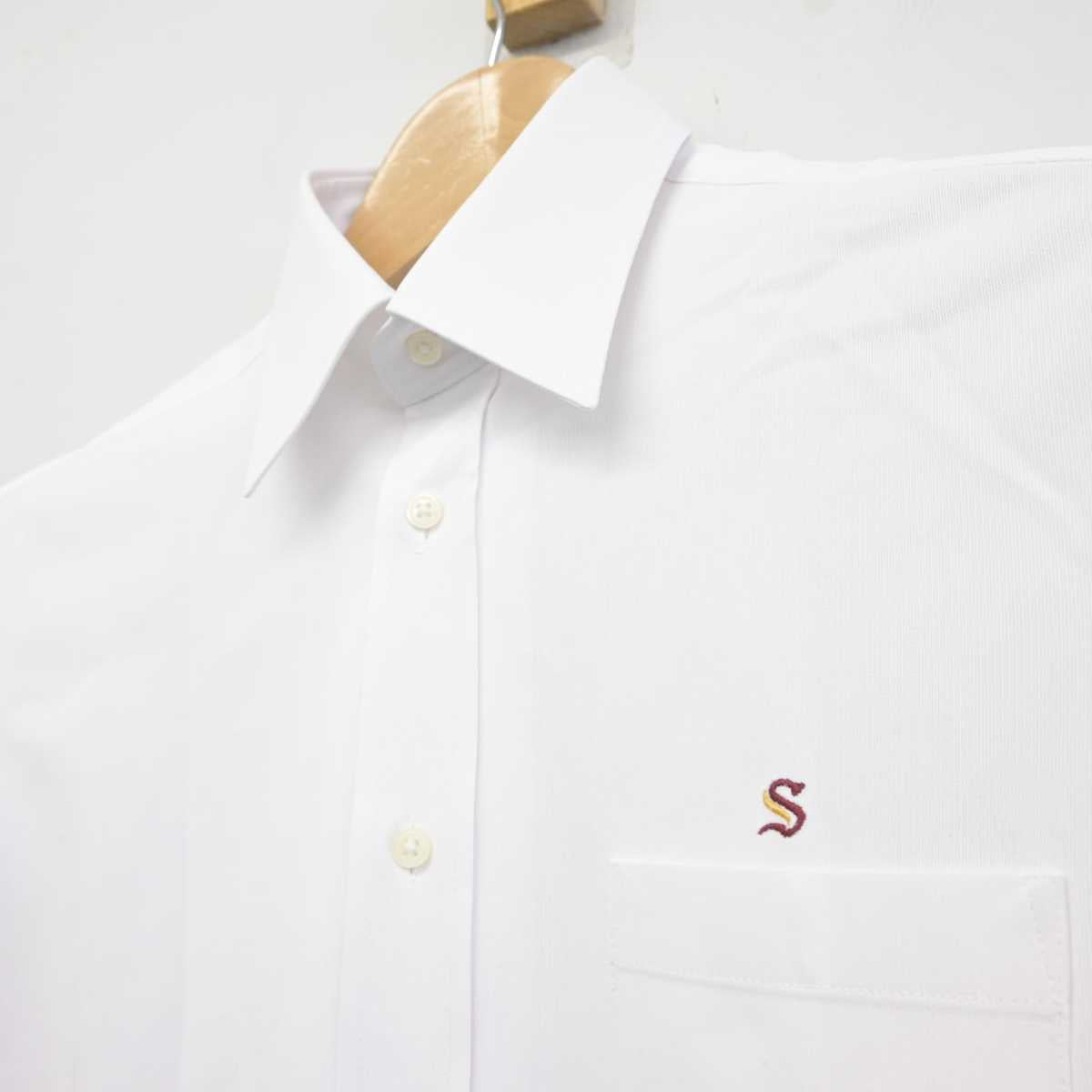 【中古】京都府 朱雀高等学校 男子制服 2点 (シャツ) sf041389