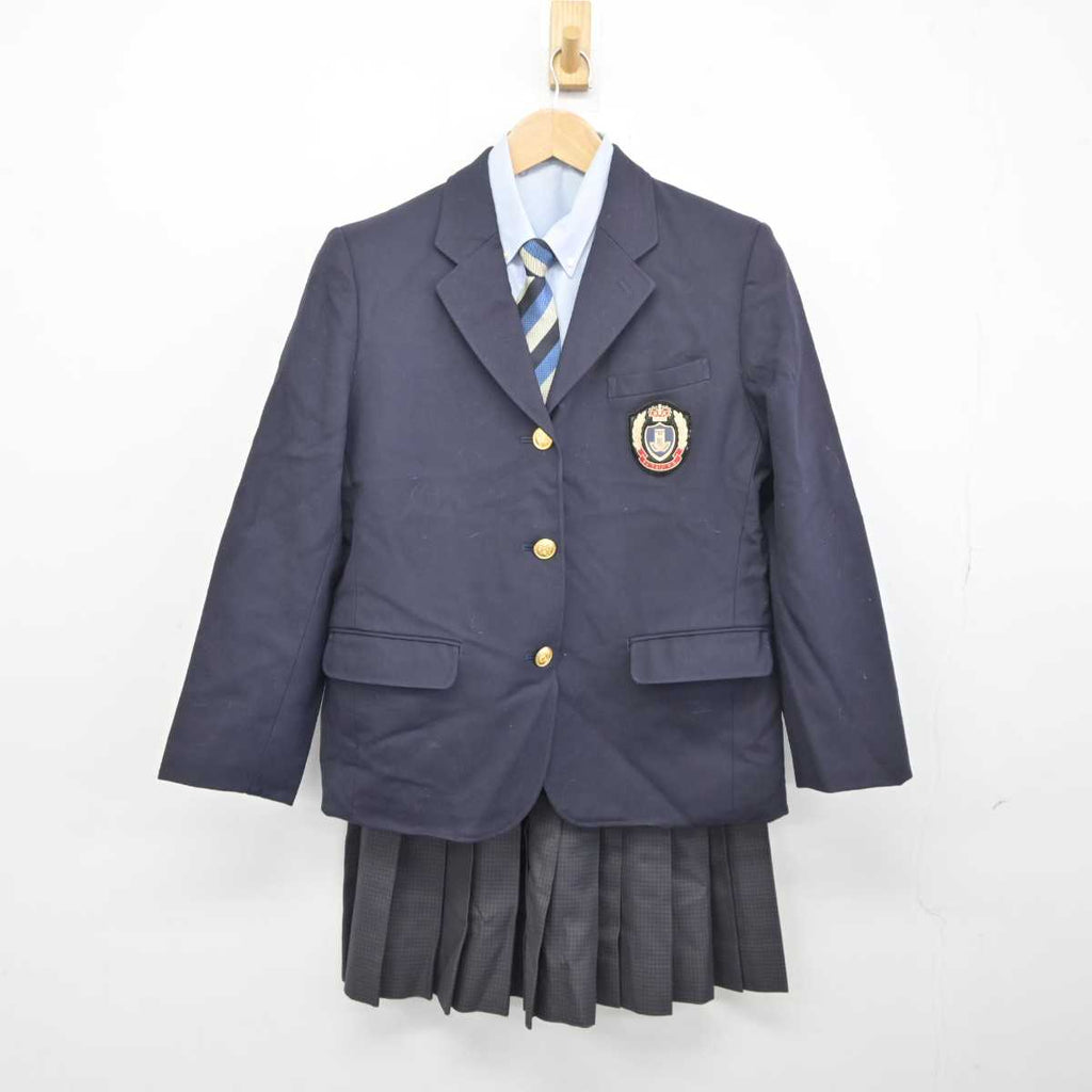 【中古】岡山県 西大寺高等学校 女子制服 4点 (ブレザー・シャツ・スカート) sf041406 | 中古制服通販パレイド