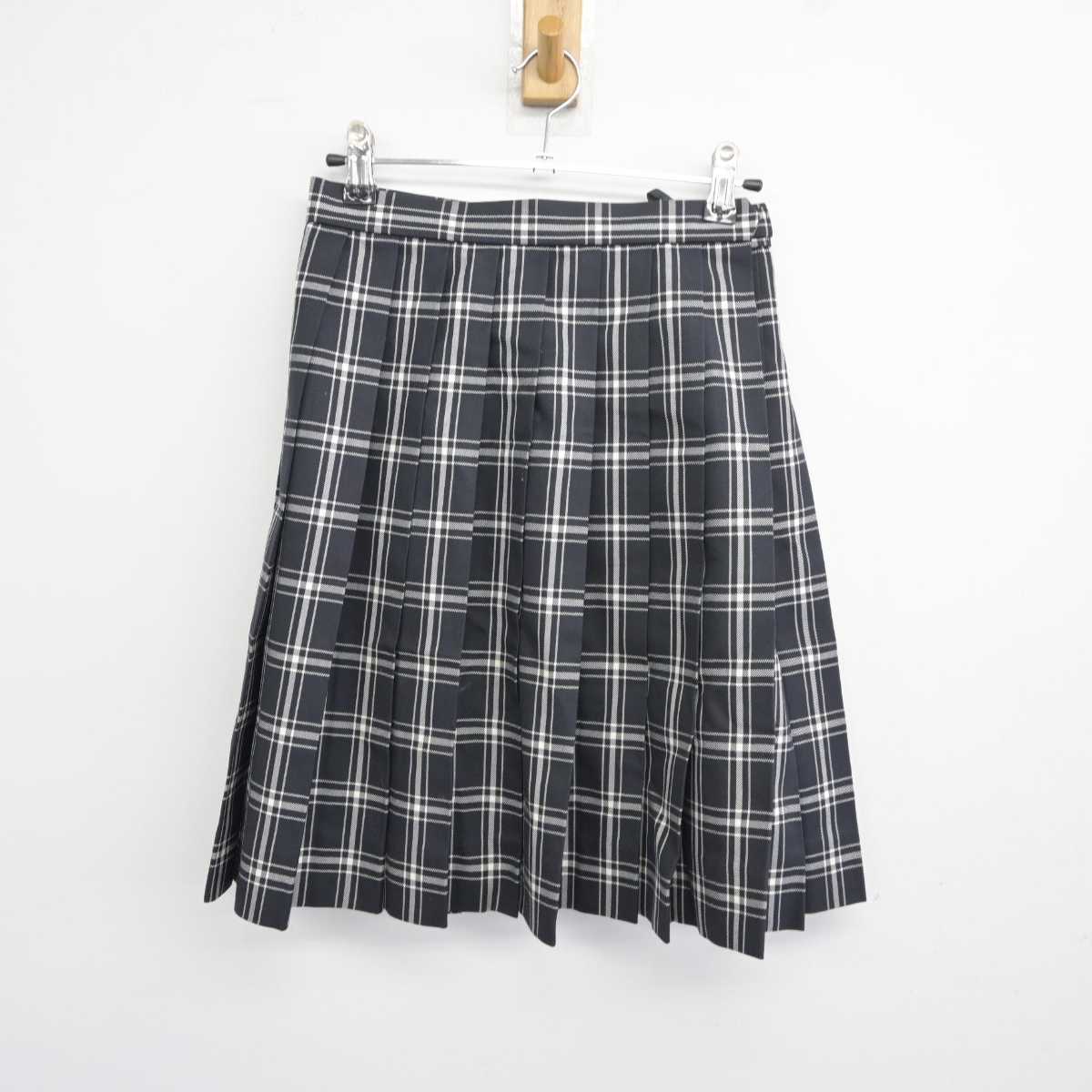 【中古】岡山県 西大寺高等学校 女子制服 3点 (ニット・シャツ・スカート) sf041407