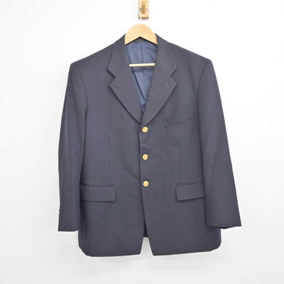 【中古】岡山県 明誠学院高等学校 男子制服 4点 (ブレザー・シャツ・ズボン) sf041411