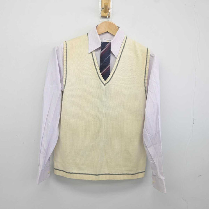 【中古】茨城県 東洋大学附属牛久中学校高等学校 女子制服 3点 (ニットベスト・シャツ) sf041418 | 中古制服通販パレイド