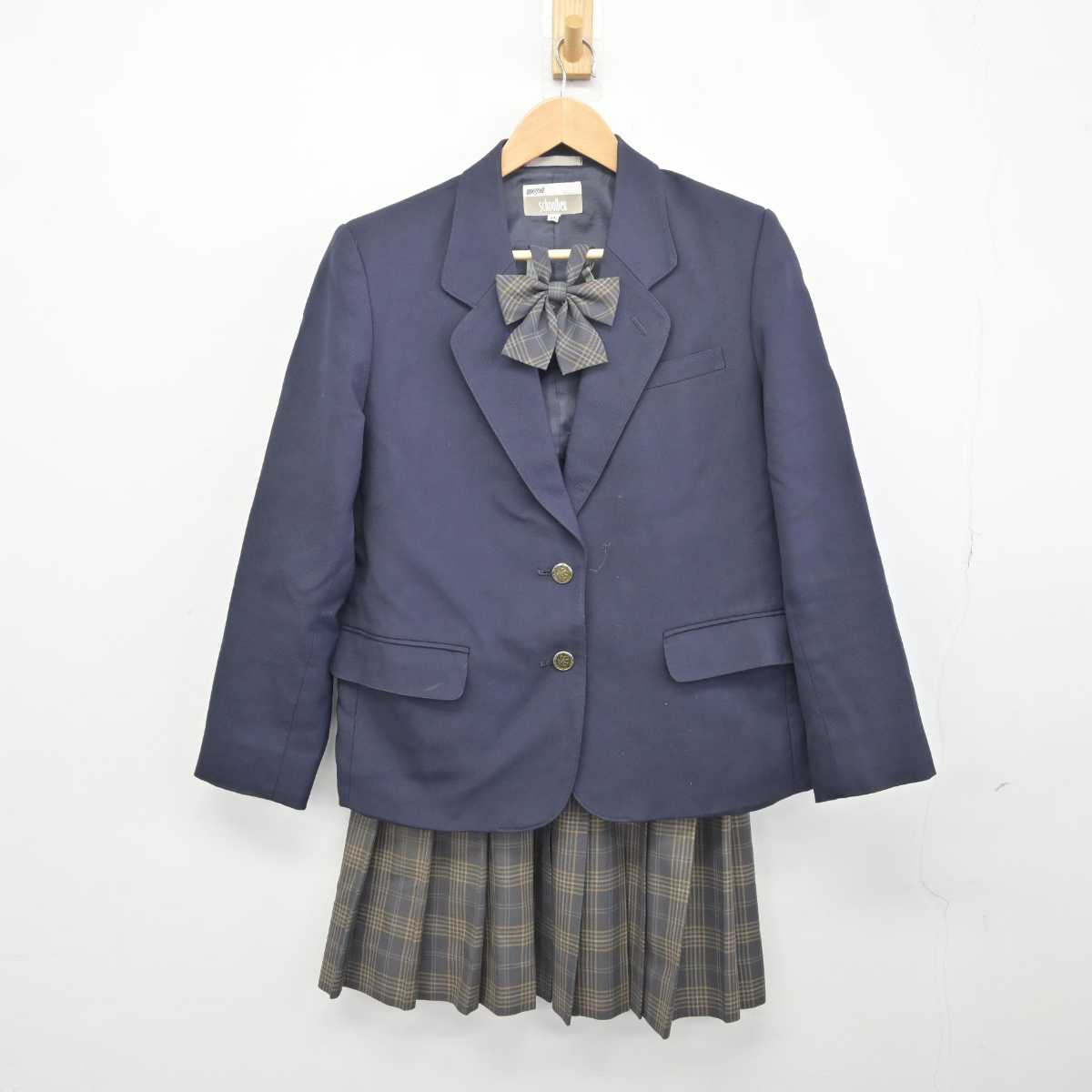 【中古】埼玉県 川口青陵高等学校 女子制服 4点 (ブレザー・スカート) sf041420