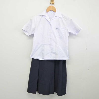 【中古】静岡県 静岡市立東中学校 女子制服 2点 (シャツ・スカート) sf041423