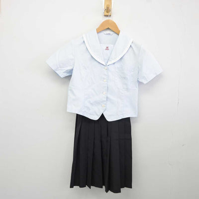 【中古】宮崎県 日向学院中学校 女子制服 2点 (シャツ・スカート) sf041438