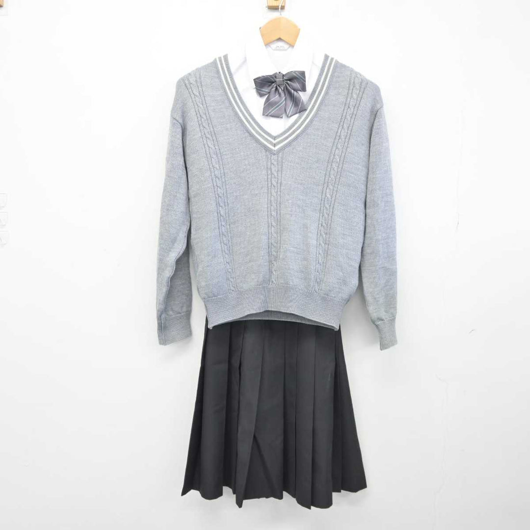 中古】滋賀県 比叡山高等学校 女子制服 5点 (ブレザー・ニット・シャツ・スカート) sf041454 | 中古制服通販パレイド