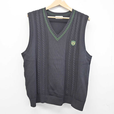 【中古】大阪府 常翔学園中学校高等学校 女子制服 4点 (ニットベスト・シャツ・スカート) sf041458