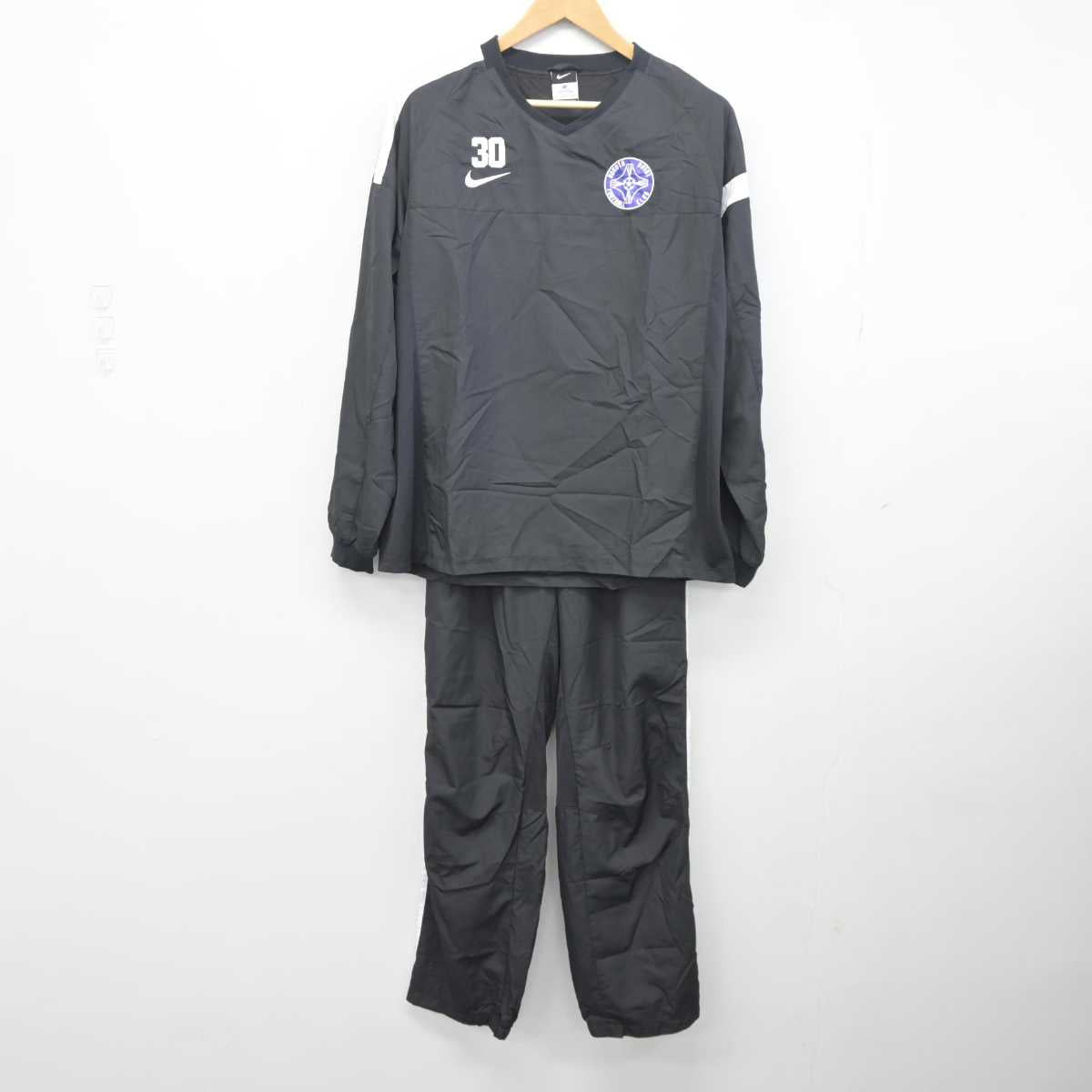 【中古】茨城県 鉾田第二高等学校/サッカー部ユニフォーム 男子制服 3点 (部活ユニフォーム 上・部活ユニフォーム 下) sf041464