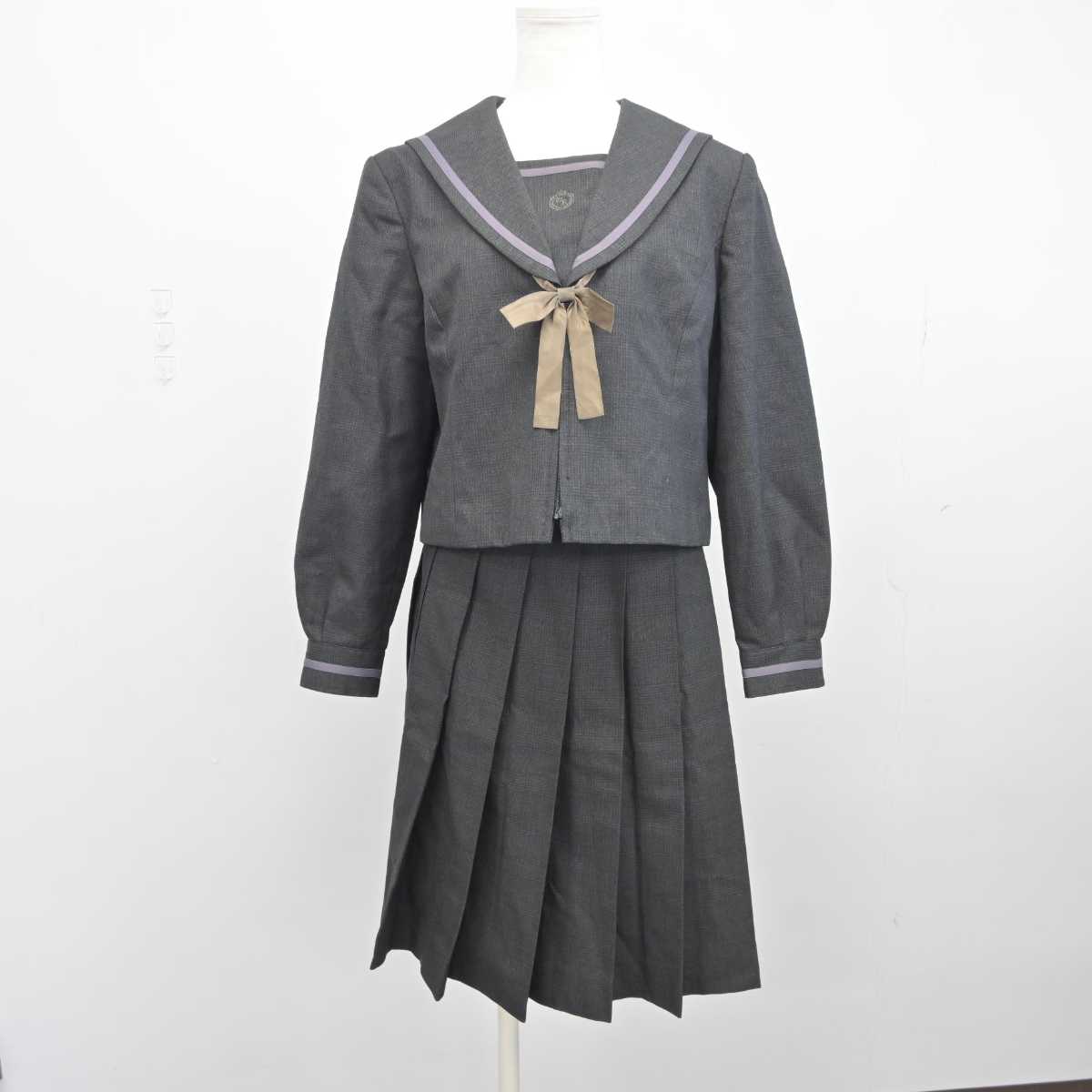 【中古】埼玉県 浦和麗明高等学校 女子制服 3点 (セーラー服・スカート) sf041484