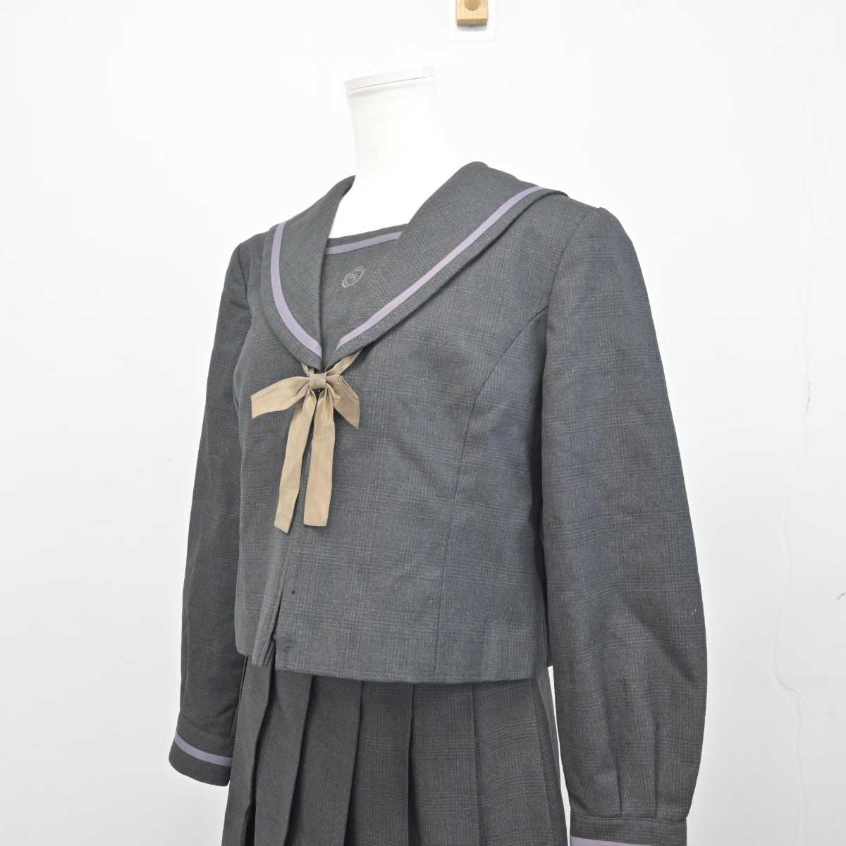 【中古】埼玉県 浦和麗明高等学校 女子制服 3点 (セーラー服・スカート) sf041484