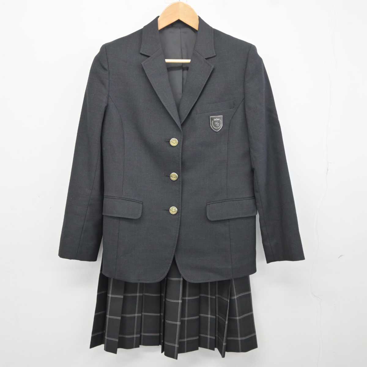 【中古】埼玉県 聖望学園高等学校 女子制服 3点 (ブレザー・スカート) sf041500