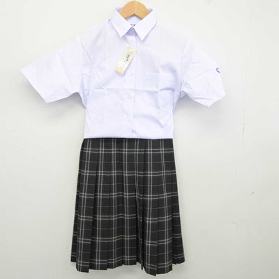 【中古】埼玉県 聖望学園高等学校 女子制服 2点 (シャツ・スカート) sf041501