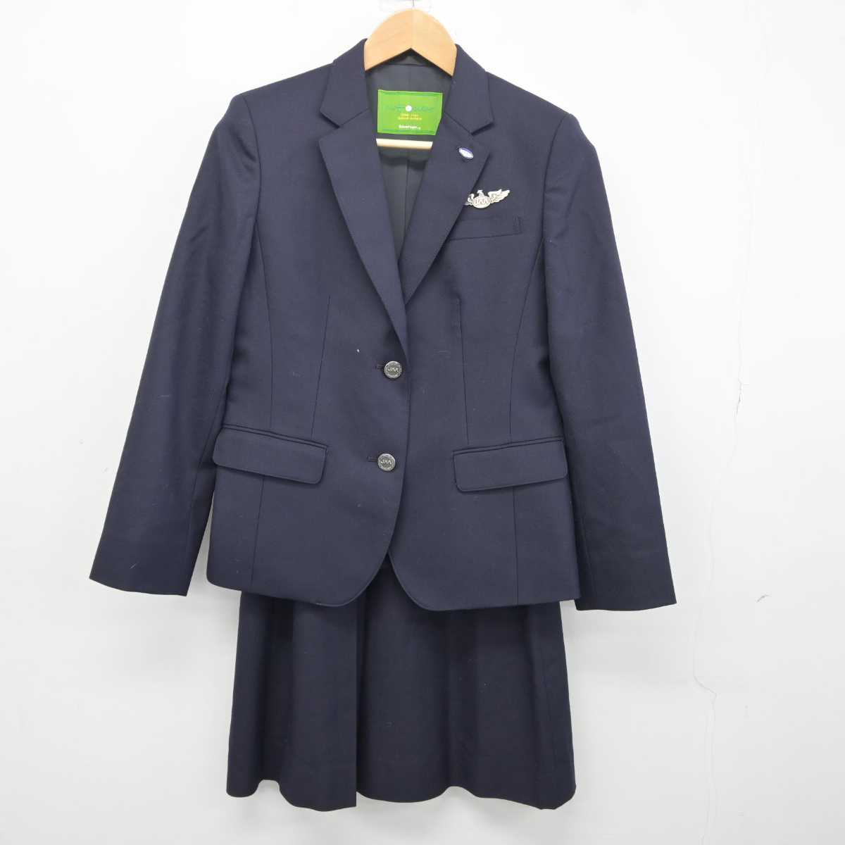 【中古】石川県 日本航空高等学校石川 女子制服 5点 (ブレザー・スカート) sf041503