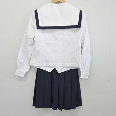 【中古】北海道 函館大妻高等学校 女子制服 5点 (セーラー服・スカート) sf041529