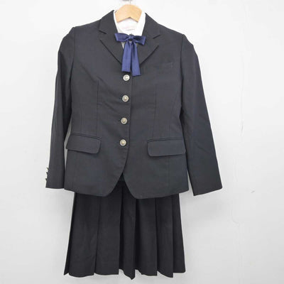 【中古】福岡県 福岡高等学校 女子制服 5点 (ブレザー・シャツ・ニット・スカート) sf041531