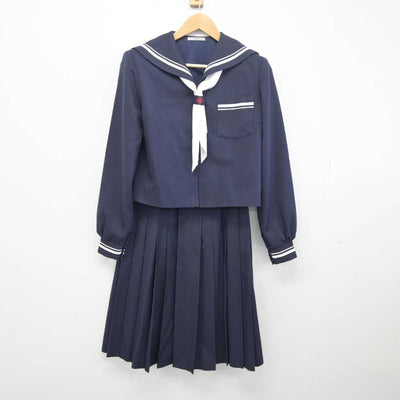 【中古】静岡県 浜松市立東部中学校 女子制服 3点 (セーラー服・スカート) sf041544