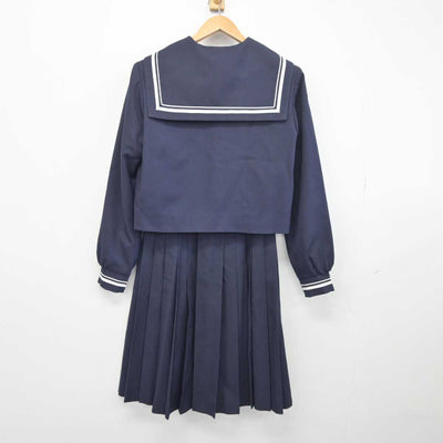 【中古】静岡県 浜松市立東部中学校 女子制服 3点 (セーラー服・スカート) sf041544