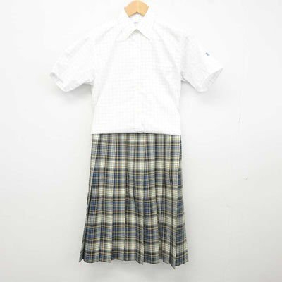 【中古】東京都 文教大学付属中学校高等学校 女子制服 2点 (シャツ・スカート) sf041550