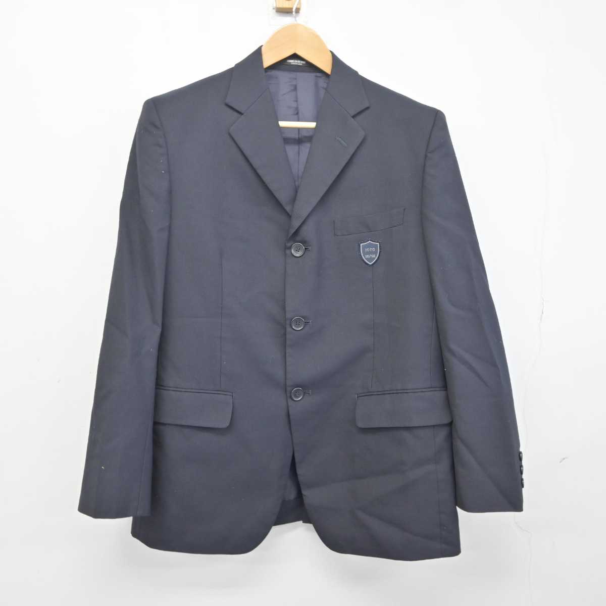 【中古】徳島県 城東高等学校 男子制服 3点 (ブレザー・シャツ・ズボン) sf041561